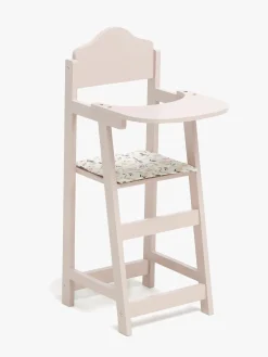 Dukker & Bamser|AliceFox Alice & Fox Dukkestol, Pink Lyserød/Hvid