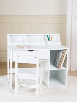 Børnemøbler|AliceFox Alice & Fox FAY Skrivebord med Stol, White Hvid