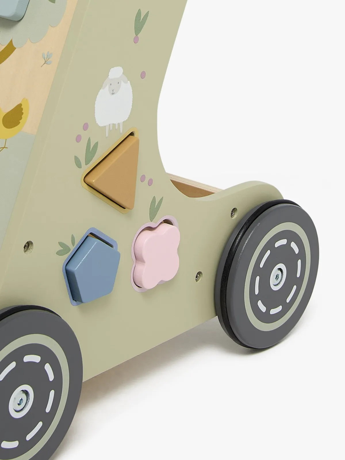 AliceFox Babylegetøj-Alice & Fox Gåvogn Bondegård, Grøn