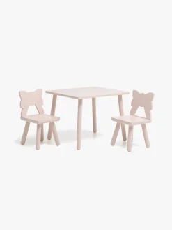 Børnemøbler|AliceFox Alice & Fox MILA Bord & Stole, Pink Lyserød