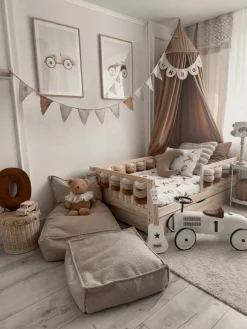 Børnemøbler|AliceFox Alice & Fox MISTY Puf, Beige