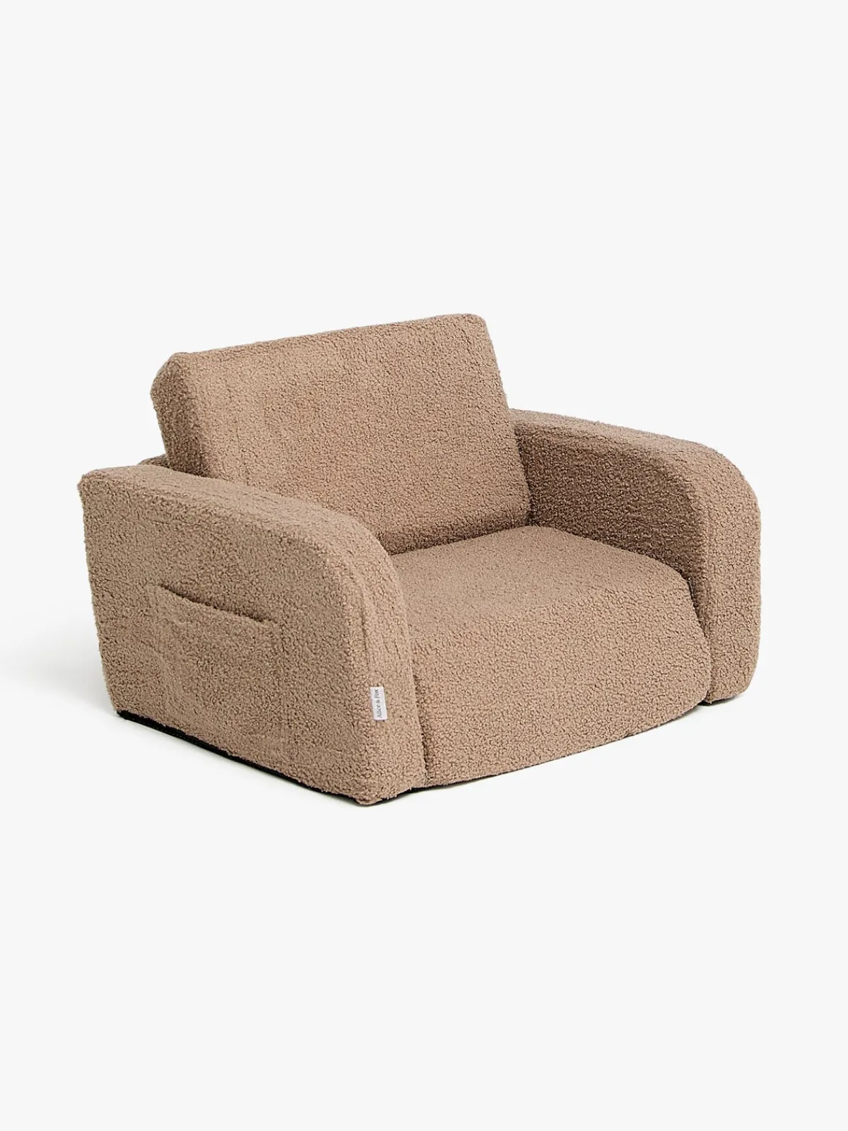 Børn AliceFox Børnemøbler-Alice & Fox MUSHY Foldbar Lænestol, Taupe Teddy