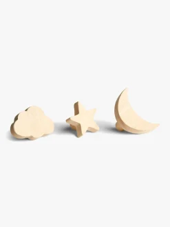 Interiør|AliceFox Alice & Fox SAGE Knager Måne og Stjerne, Træ