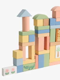 Babylegetøj|AliceFox Alice & Fox Træklodser Safaridyr 120 Stk.