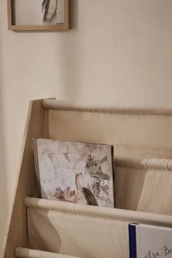 Børnemøbler|AliceFox Alice & Fox WILLA Canvas Reol, Natur Beige