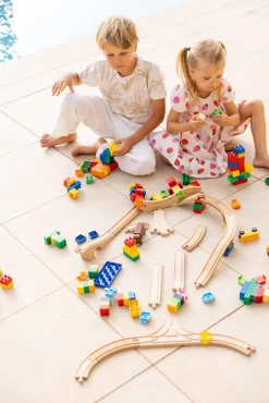 AlphaBoosterZ Togbaner & Legeborde-Alpha BoosterZ Track Connectors Small Basis Byggesæt 8 Dele