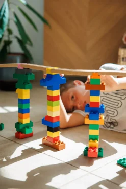 Togbaner & Legeborde|AlphaBoosterZ Alpha BoosterZ Track Connectors All In One Block Box Medium Byggesæt 53 Dele