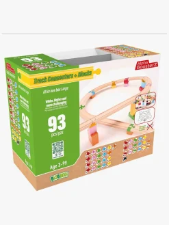 Togbaner & Legeborde|AlphaBoosterZ Alpha BoosterZ Track Connectors All In One Block Box Large Byggesæt 93 Dele