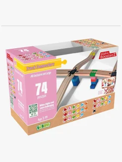 Togbaner & Legeborde|AlphaBoosterZ Alpha BoosterZ Track Connectors All Inclusive Large Byggesæt 74 Dele