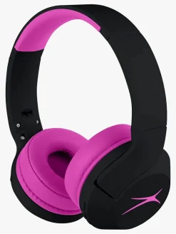 Elektronik & Media|AltecLansing Altec Lansing Høretelefoner Trådløse ANC 2-i-1, Pink Lyserød/Sort