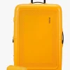 Tasker|AmericanTourister American Tourister Dashpop Kuffert 104-121L & Toilettaske POP, Golden Yellow