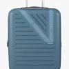Tasker|AmericanTourister American Tourister Dynabelt Spinner Kuffert 36L, Rainstorm Blue