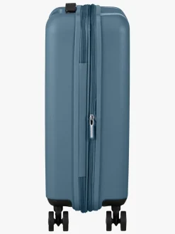 Tasker|AmericanTourister American Tourister Dynabelt Spinner Kuffert 36L, Rainstorm Blue