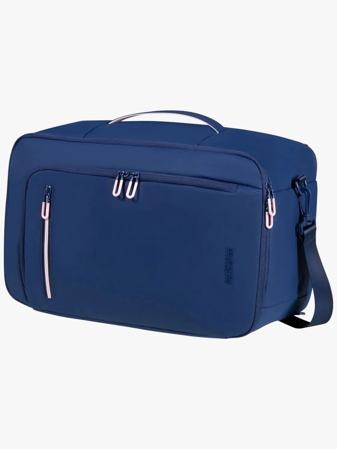 Tasker|AmericanTourister American Tourister Puffy POP 3-Way Håndbagage 21L, Navy Lyserød/Blå