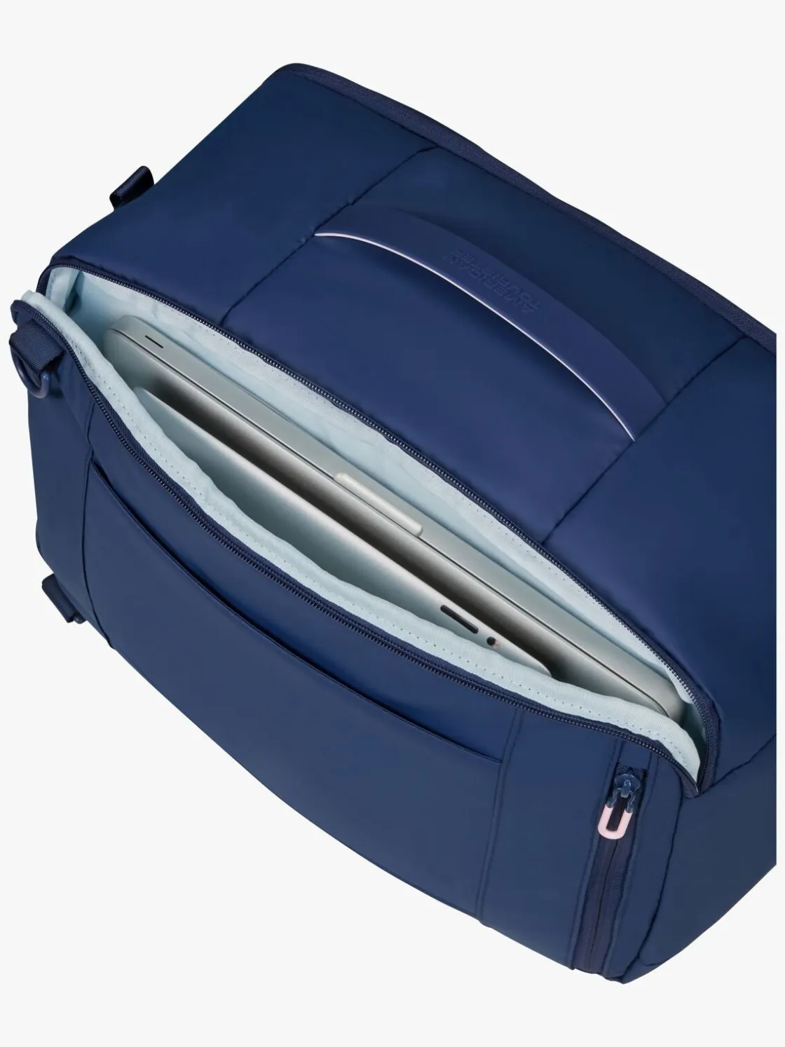 Tasker|AmericanTourister American Tourister Puffy POP 3-Way Håndbagage 21L, Navy Lyserød/Blå