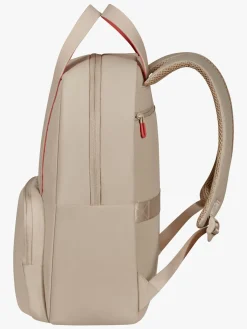 Tasker|AmericanTourister American Tourister Puffy POP Laptop Rygsæk M 21L, Beige Beige/Orange