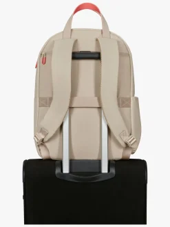 Tasker|AmericanTourister American Tourister Puffy POP Laptop Rygsæk M 21L, Beige Beige/Orange