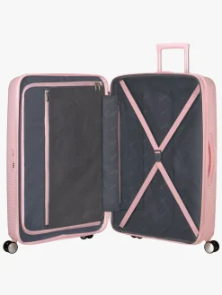 Tasker|AmericanTourister American Tourister Soundbox Spinner Kuffert 97L, Pastel Pink