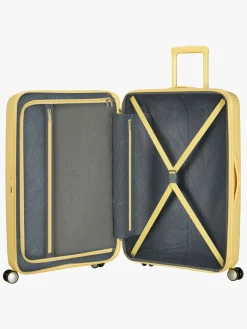 Børn AmericanTourister Tasker-American Tourister Soundbox Spinner Kuffert 97L, Pastel Yellow