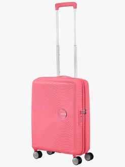 Tasker|AmericanTourister American Tourister Soundbox Spinner Kuffert 35,5-41L, Sun Kissed Coral Lyserød