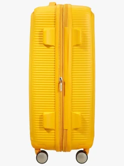Børn AmericanTourister Tasker-American Tourister Soundbox Spinner Rejsekuffert 71.5L, Golden Yellow