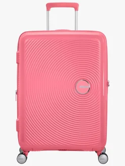 Tasker|AmericanTourister American Tourister Soundbox Spinner Kuffert 71,5-81L, Sun Kissed Coral Lyserød