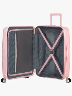 Børn AmericanTourister Tasker-American Tourister Soundbox Spinner Kuffert 71,5L, Pastel Pink
