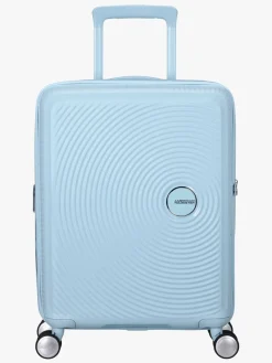 Børn AmericanTourister Tasker-American Tourister Soundbox Spinner Kuffert 35,5L, Pastel Blue