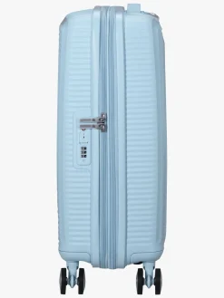 Børn AmericanTourister Tasker-American Tourister Soundbox Spinner Kuffert 35,5L, Pastel Blue