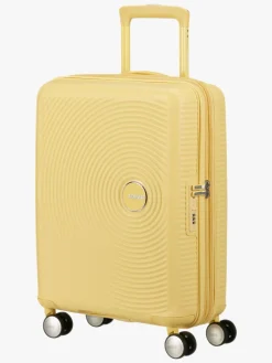 Tasker|AmericanTourister American Tourister Soundbox Spinner Kuffert 35,5L, Pastel Yellow Gul
