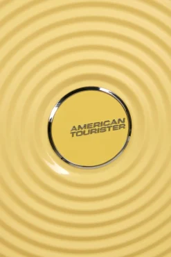 Tasker|AmericanTourister American Tourister Soundbox Spinner Kuffert 35,5L, Pastel Yellow Gul