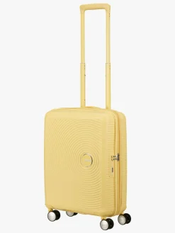 Tasker|AmericanTourister American Tourister Soundbox Spinner Kuffert 35,5L, Pastel Yellow Gul