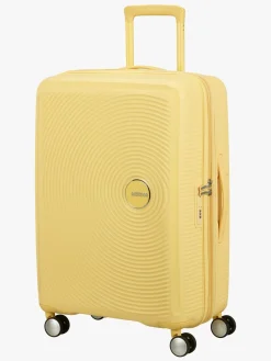 Børn AmericanTourister Tasker-American Tourister Soundbox Spinner Kuffert 71,5L, Pastel Yellow