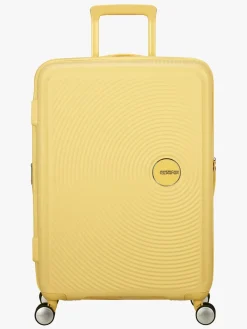 Børn AmericanTourister Tasker-American Tourister Soundbox Spinner Kuffert 71,5L, Pastel Yellow