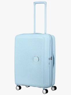 Tasker|AmericanTourister American Tourister Soundbox Spinner Kuffert 71,5L, Pastel Blue Blå