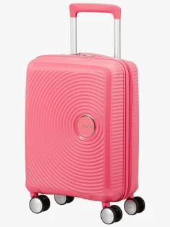 Tasker|AmericanTourister American Tourister Soundbox Mini Kuffert 22L, Sun Kissed Coral Lyserød