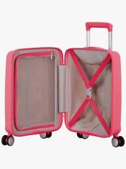 Tasker|AmericanTourister American Tourister Soundbox Mini Kuffert 22L, Sun Kissed Coral Lyserød
