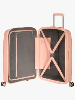 Børn AmericanTourister Tasker-American Tourister StarVibe Spinner Kuffert 70-77L, Metallic Peach