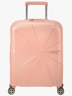 Tasker|AmericanTourister American Tourister StarVibe Spinner Kuffert 37-41L, Metallic Peach
