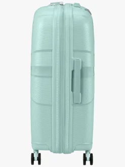 Tasker|AmericanTourister American Tourister StarVibe Spinner Kuffert 70-77L, Metallic Surf Blue Blå