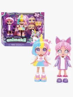 Dukker & Bamser|Animakii Dukkesæt Enhjørning & Flagermus