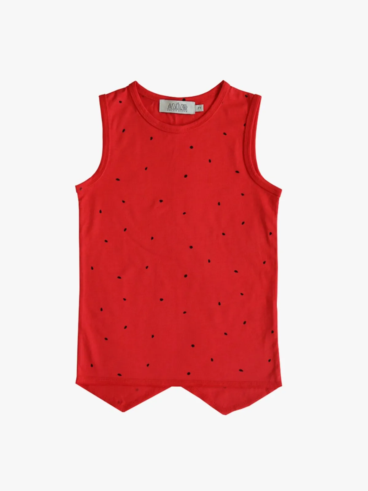 Børn AniveForTheMinors Overdele-Anïve For The Minors Top Watermelon, Rød/Sort