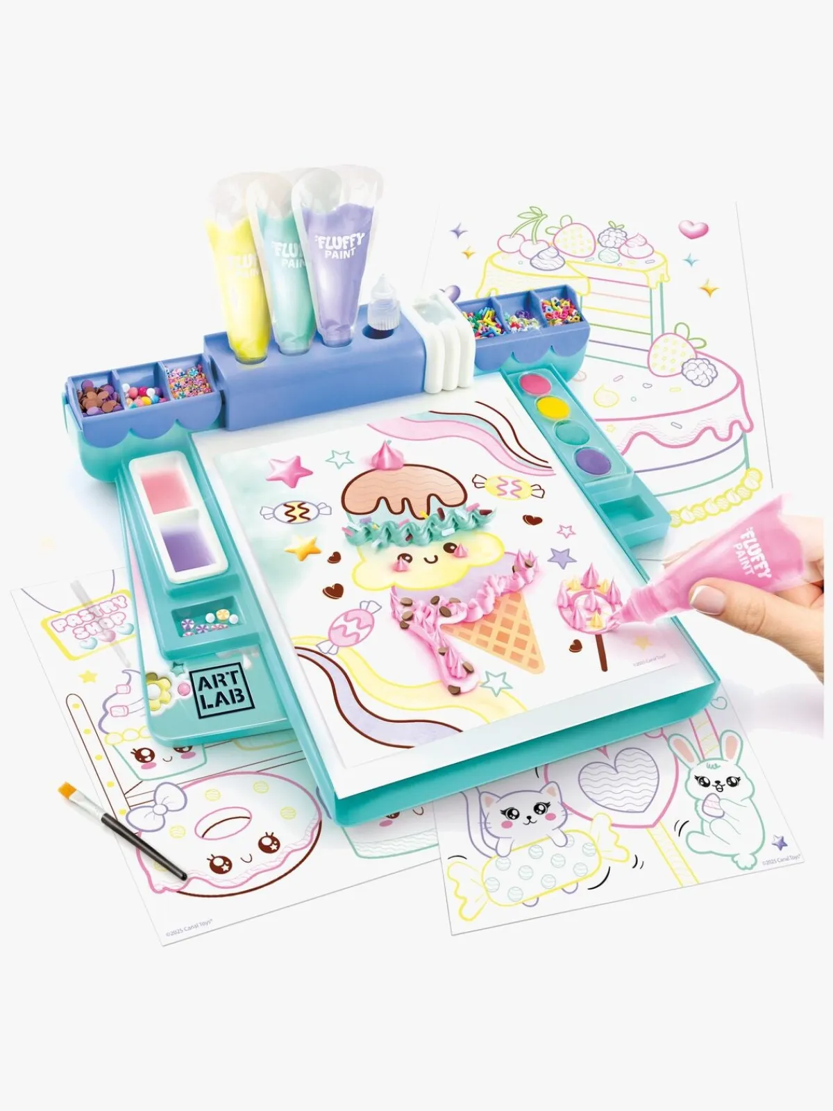 Kreativt Legetøj|ArtLab Art Lab Kreasæt Fluffy Paint Studio