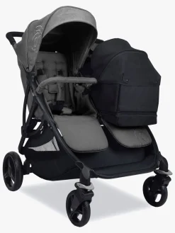 Tvillingevogne|Asalvo Bro Tvillingevogn, Grey Grå