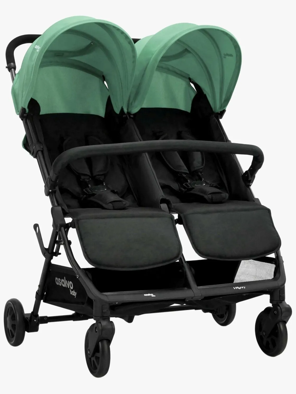 Tvillingevogne|Asalvo Henry Tvillingevogn, Green