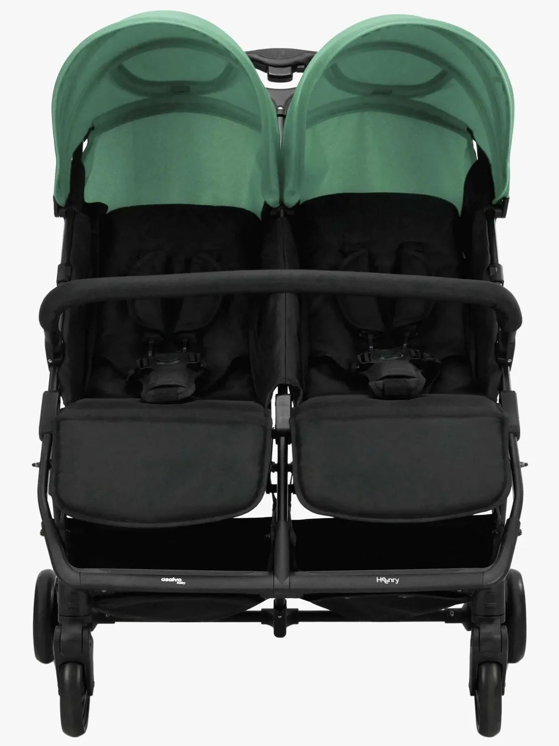 Tvillingevogne|Asalvo Henry Tvillingevogn, Green