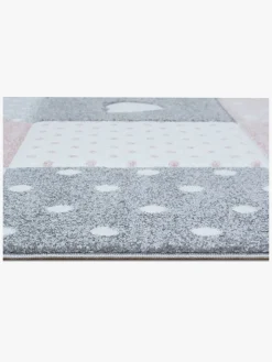 Børn KM Gulvtæpper-Atlas Gulvtæppe Star Rosa 80x150