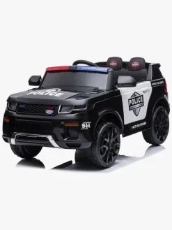 Elbiler & -Køretøjer|Azeno Elbil Politibil SUV 12V, Sort