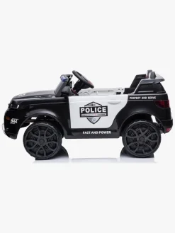 Elbiler & -Køretøjer|Azeno Elbil Politibil SUV 12V, Sort