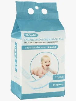 Pusleborde|2BBaby 2B Baby Pusleunderlag 45x60cm 12-pak